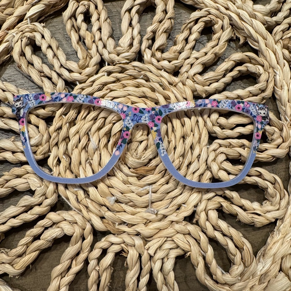Pair Eyewear Floral Kitten Toppers 🕶️